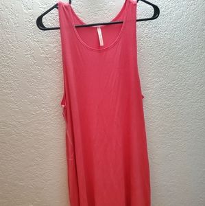 Mid thigh length cotton dres